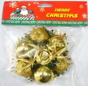 AF-09232 yiwu candle holder with bell christmas decoration photo