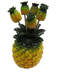 h6000-15 yiwu pineapple fruit fork restaurant unit photo