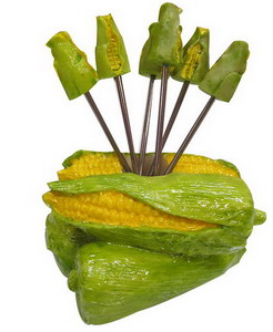 H6000-20 yiwu corn steel fruit fork dining hall unit photo