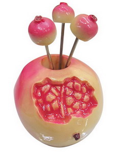 H6000-22 yiwu guava steel fruit fork dining hall decoration photo