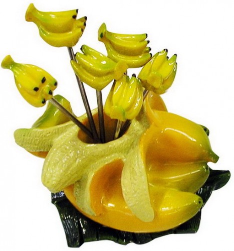 FF-16 yiwu banana fruit forks restaurant appliance photo