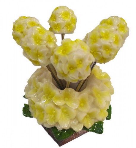 H6000-32 yiwu yellow flower steel fruit fork photo