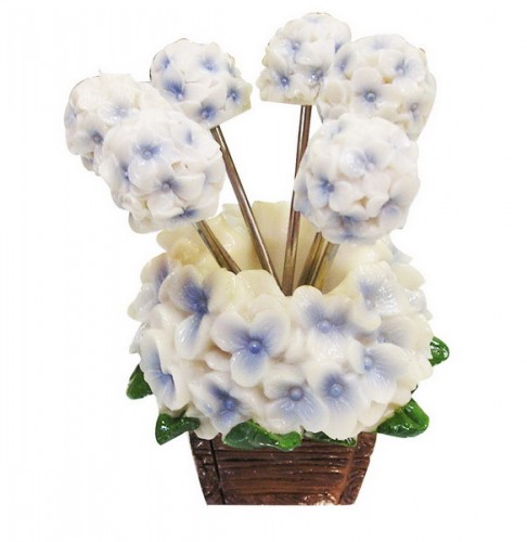 H6000-32B yiwu flower resin steel fruit fork photo