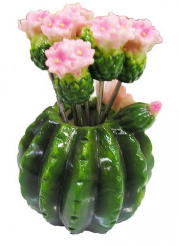 H6000-34 yiwu cactus stainless steel fruit fork photo