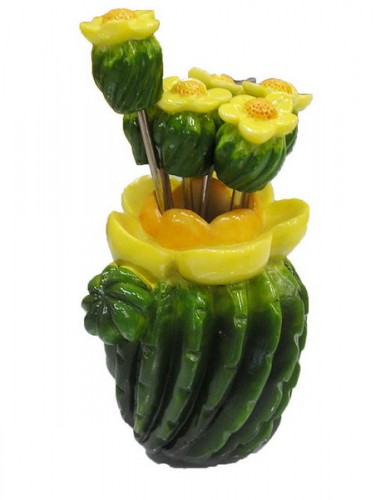 H6000-34A yiwu cactus steel plastic stick kitchen supply photo
