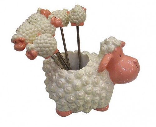 H6000-38 yiwu sheep stainlss steel fruit picking dining room decoration photo