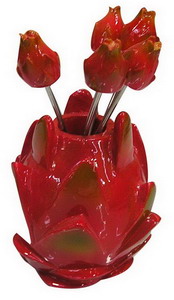 FF-22 dragon fruit design forks yiwu kichen unit photo