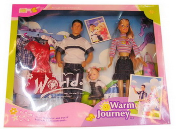 20971 yiwu family doll toy photo