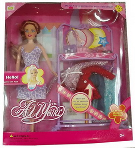 61011 yiwu toy doll set photo