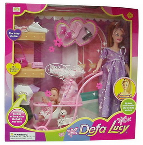 8049 yiwu purple color skirt doll photo