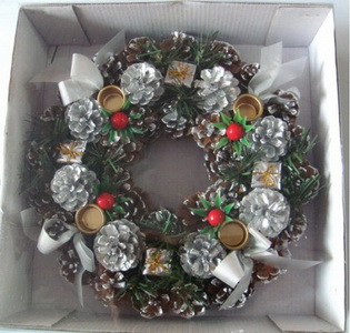 Silver Candle Holder