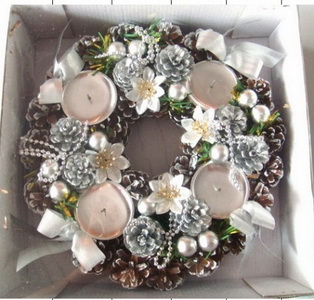 Silver Candle Holder