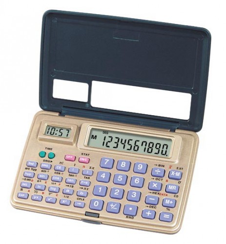 KD-102 kadio pocket calculator with cover