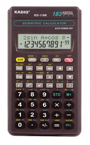 KD119B kadio black scientific calculator photo