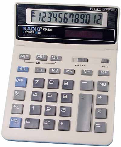KD-226 yiwu office supply big calculator for desk top photo