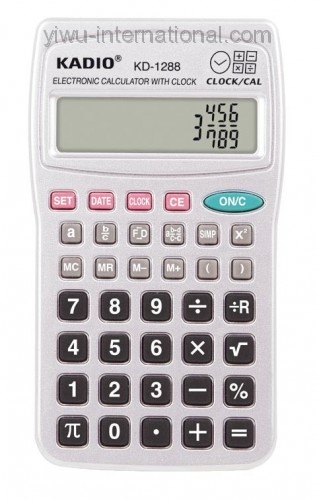 KD-1288 yiwu gift white scientific calculator photo