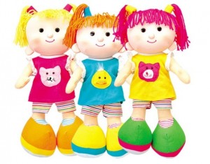 928-231 yiwu cloth four designs girl dolls photo
