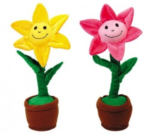 928-27 yiwu musical plush flower