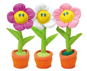 928-23 yiwu smile flower plush toy photo