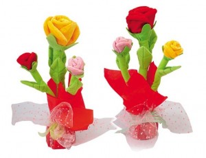 928-32 yiwu new style rose plush flower photo