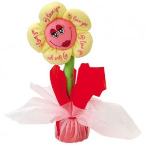 928-33 handmade plush sun flower gift photo