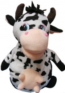 351-15 yiwu soft girls cow plush toy photo