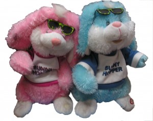 351-13 yiwu girl's lovely dancing rabbit plush toy photo