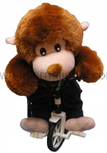 351-66 stuffed monkey electronic plush toy photo