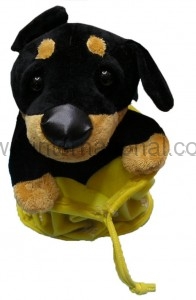 351-93 baby electronic plush dog toy photo
