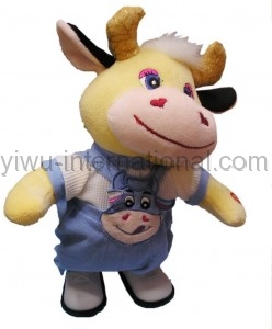 351-99 stuffed cow plush toy photo