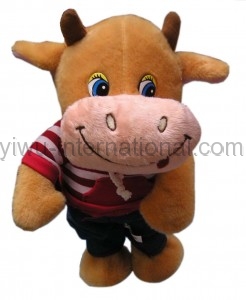 351-106 kids plush cow toy photo