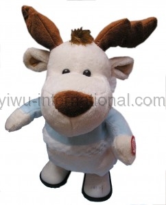 351-110 children's plush cow toy photo