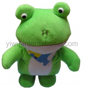 351-118 electronic plush frog photo