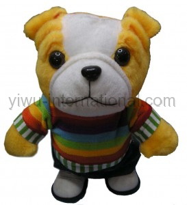 351-125 yiwu plush animal electronic dog photo