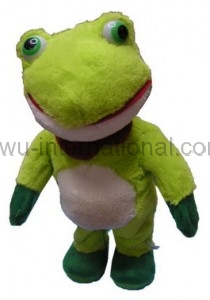 351-351 electronic frog plush toy photo