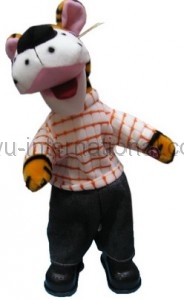 351-176 tiger plush dancing toy photo