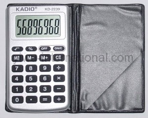 KD-2239 kadio small calculator with cover photo
