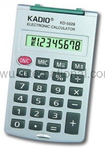 KD-5028 kadio 8 digit pocket calculator photo