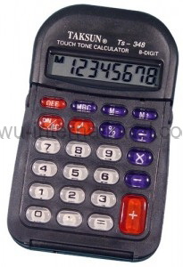 TS-348 taksun black calculator photo