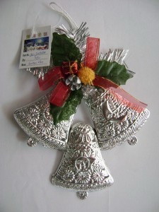 Silver Christmas Bells picture