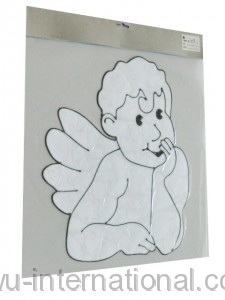 L018 angel window sticker photo