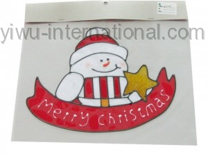 L005 snow man sticker photo