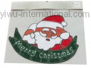 L006 santa window sticker photo