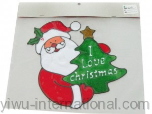 Pvc Christmas Sticker Photo