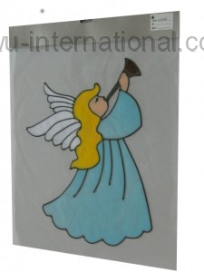 L022 angel window sticker photo