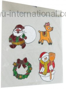 L027 christmas window sticker photo