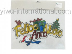 L037 pvc window sticker photo