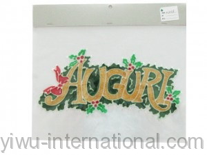 L038 christmas window sticker photo