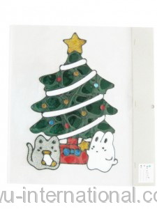 Christmas Tree Window Sticker Photo