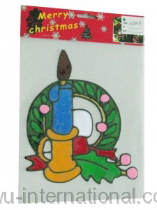 M034 candle window sticker photo
